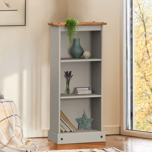 Corona bookcase low - corona, narrow