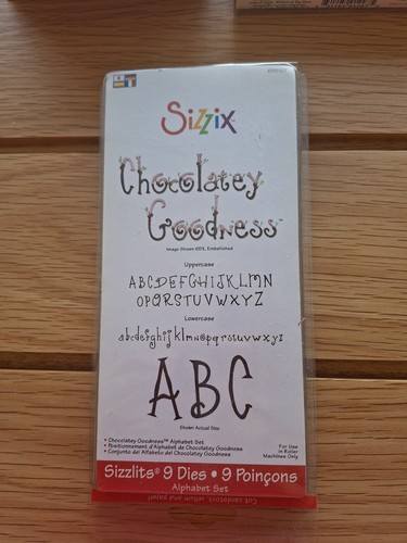 Sizzix chocolatey goodness - chocolatey,