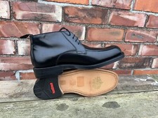 GRENSON MENS BLACK LEATHER