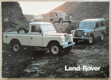 Land Rover Series III Range Brochure 1979 - 88  109  Hard Top  Soft Top  Pick-Up