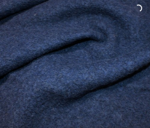 Boiled wool fabric french - wool,