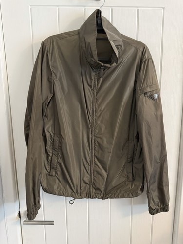 Prada nylon jacket zip - nylon,