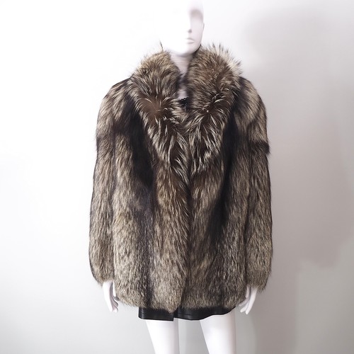 Vintage real silver fox - fox, fur