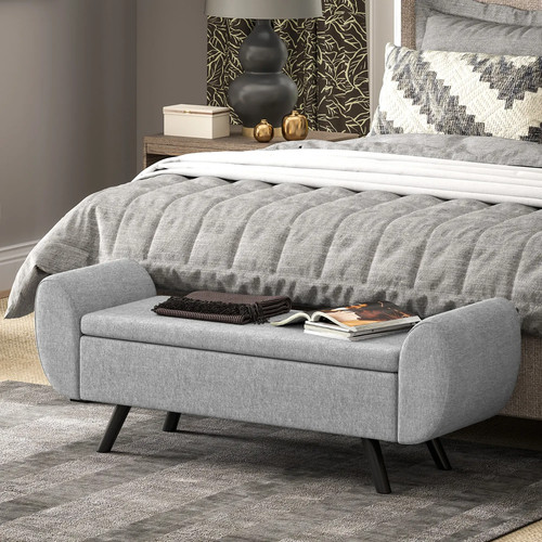 Livingroom storage ottoman - livingroom,