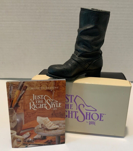 Motorcycle boot just the right - just,