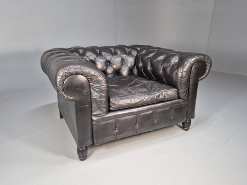Vintage black leather - vintage,