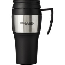 Thermos Thermocafe 400ml Stainless Steel Travel Mug Insulated Cup Car Coffee