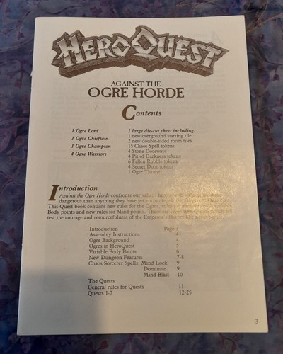 Heroquest against the - mb,