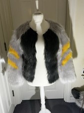 Grey Fursuit Top With Yellow