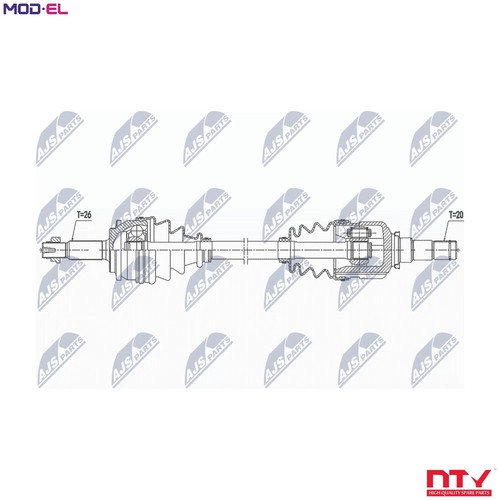 Drive shaft npw 135 - shaft, npw-ty-135