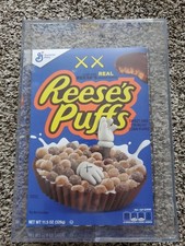 Kaws x Reeses Puffs Limited Edition Blue Box New With Acrylic Case