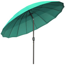 Green 255cm Patio Parasol