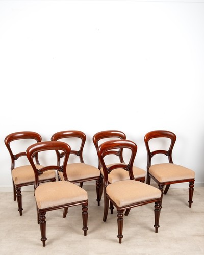 Set six antique victorian - six,
