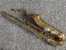 King Super 20 Tenor Saxophone 437225 Plays Great Org Lacquer East Lake 