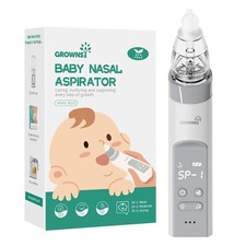 Nasal Aspirator for Baby or Toddler, 3 Silicone Tips, Adjustable Suction Level