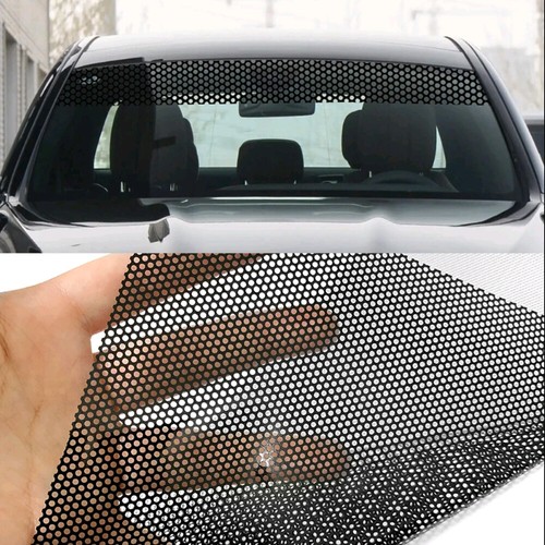 Black window visor - sun, strip