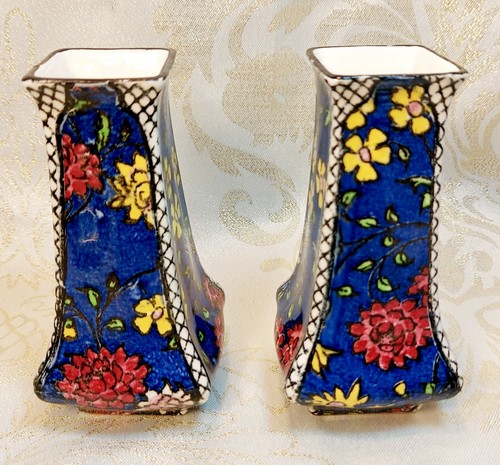 Pair royal doulton blue - of,