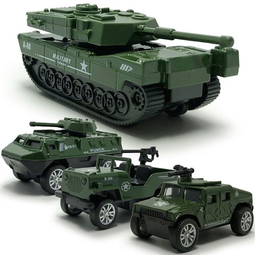 4pcs military vehicle playset - 4pcs,