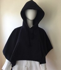 ZARA NAVY hoodie/poncho