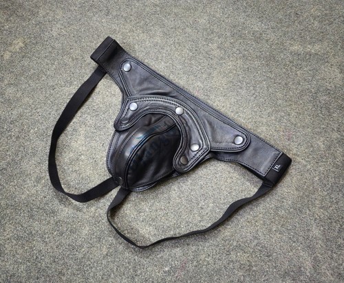 Mens black real leather - mens,
