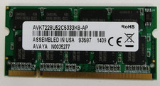 NORTEL Avaya N0035277 1GB PC2700 DDR-333 SDRAM AVK7228U52C5333K8-AP So-Dimm RARE