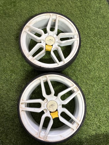 Powakaddy rear wheels white - powakaddy,