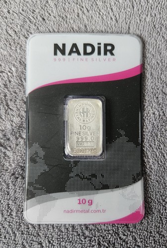 10g nadir fine silver - bar, 999