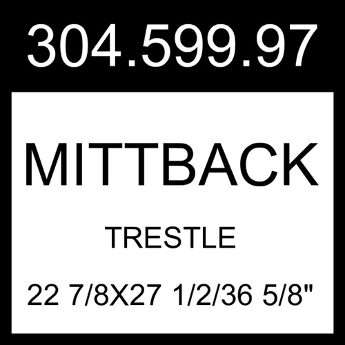 Ikea mittback trestle birch - mittback,