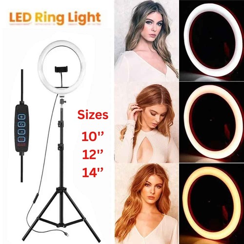 Led ring light with stand - ring,