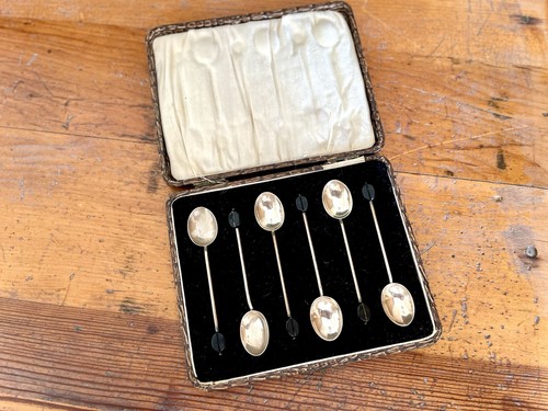 Cased set sterling silver - cased,