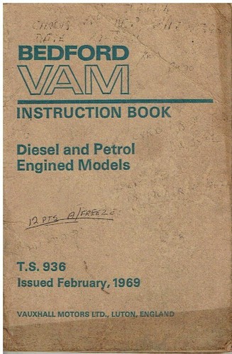 Bedford vam petrol 7 6l - petrol, &