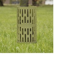 3 Green Tree Guards Tree Trunk