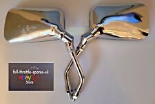 fits: SUZUKI GSX 1400 2001-2007 CHROME  MIRRORS MIRROR PAIR NEW M10 CHROME