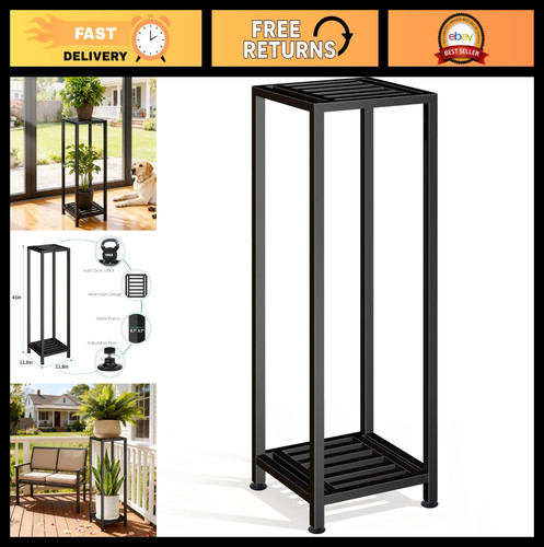Tall wrought iron plant - 41'',