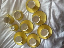 Crown Ducal Ware -7 Tea Cups,6 Saucers, Jug And Sugar Bowl