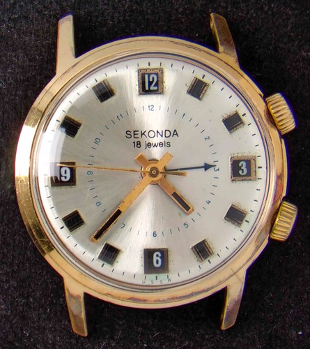 Sekonda ussr alarm silver - sekonda,