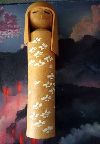 Japanese kokeshi wooden doll - kokeshi,