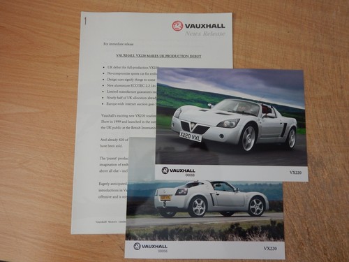 Vauxhall vx220 debut - vx220,