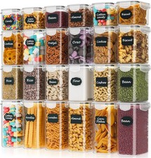 24 Pack Airtight Kitchen Food