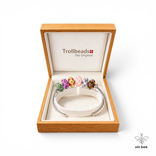 Trollbeads spring flower - spring, pink
