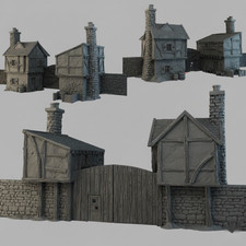 Gatehouse - 28mm DND/Wargame/RPG Terrain