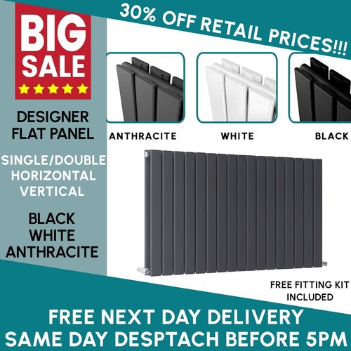 Designer flat panel radiator - designer,