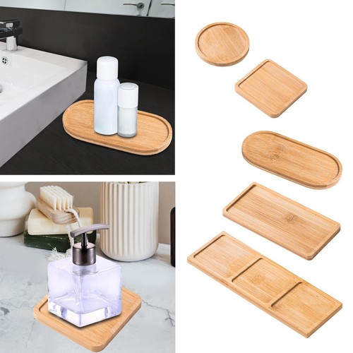 Wooden bathroom tray - bathroom, tray,