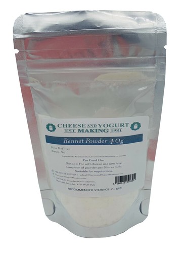 Rennet powder 40g - powder, suitable