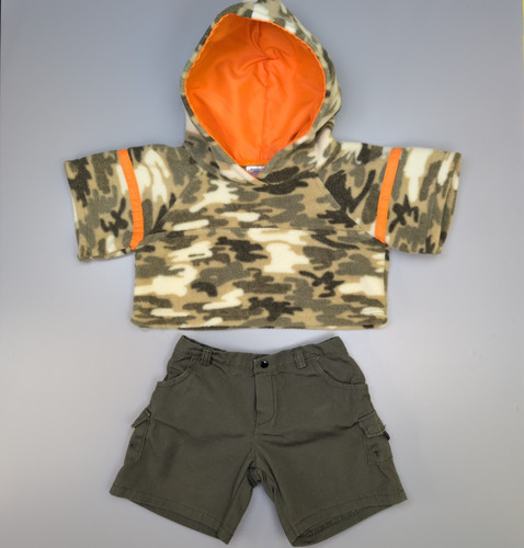 Build bear camouflage hoodie - a,