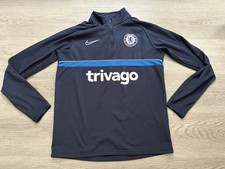 Chelsea FC Nike / Trivago Player Issue Mens Pre Match Training Top Size Medium