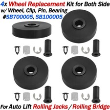 4PCS Wheel Kit For Lift Rolling Jacks Stand / Rolling Bridge SB100005 SB700005 