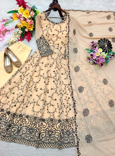 Anarkali gown dupatta - anarkali,