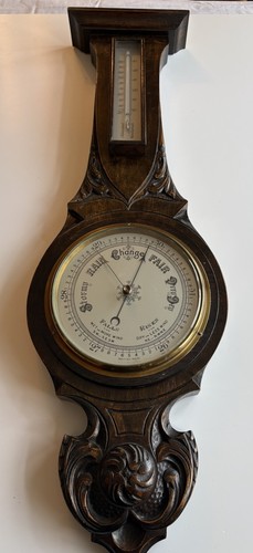 1950s vintage carved oak - vintage,