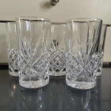 Cristal D’ Arques France Highball Glasses x5 Lead Crystal 